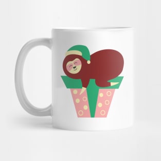 Funny Christmas Sloth Mug